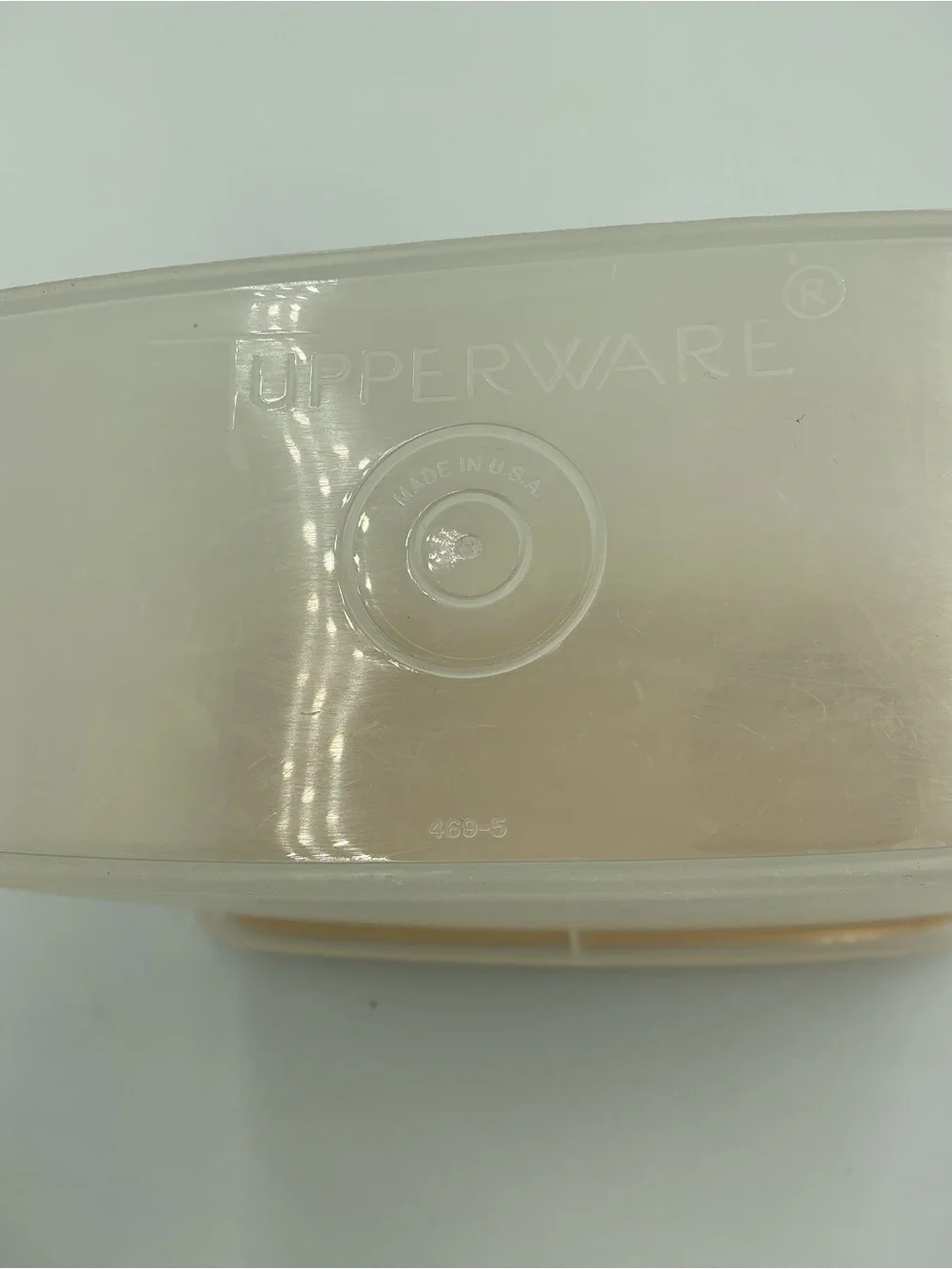 Vintage Tupperware Set of 2 Cereal Snack Keeper Containers Yellow & Beige w/Lids